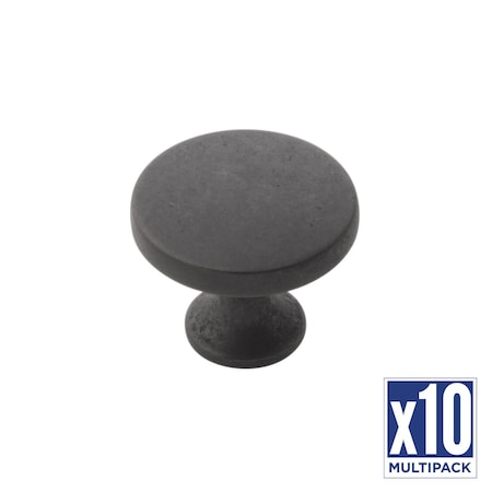 Hickory Hardware Knob 1-3/8 Inch Diameter, 10PK H076698-BI-10B